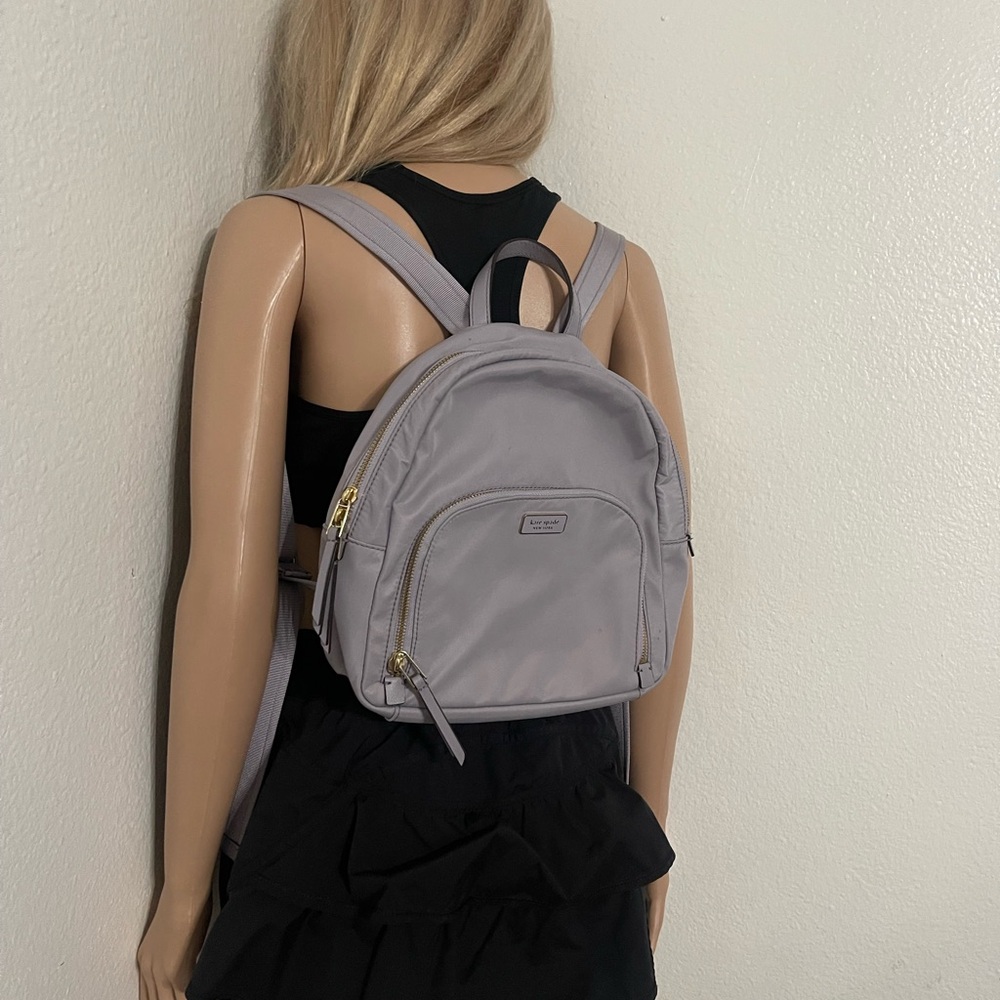 Kate Spade ♠️ New York Consellblu Medium Backpack Dawn Nylon bag - Picture 9 of 16